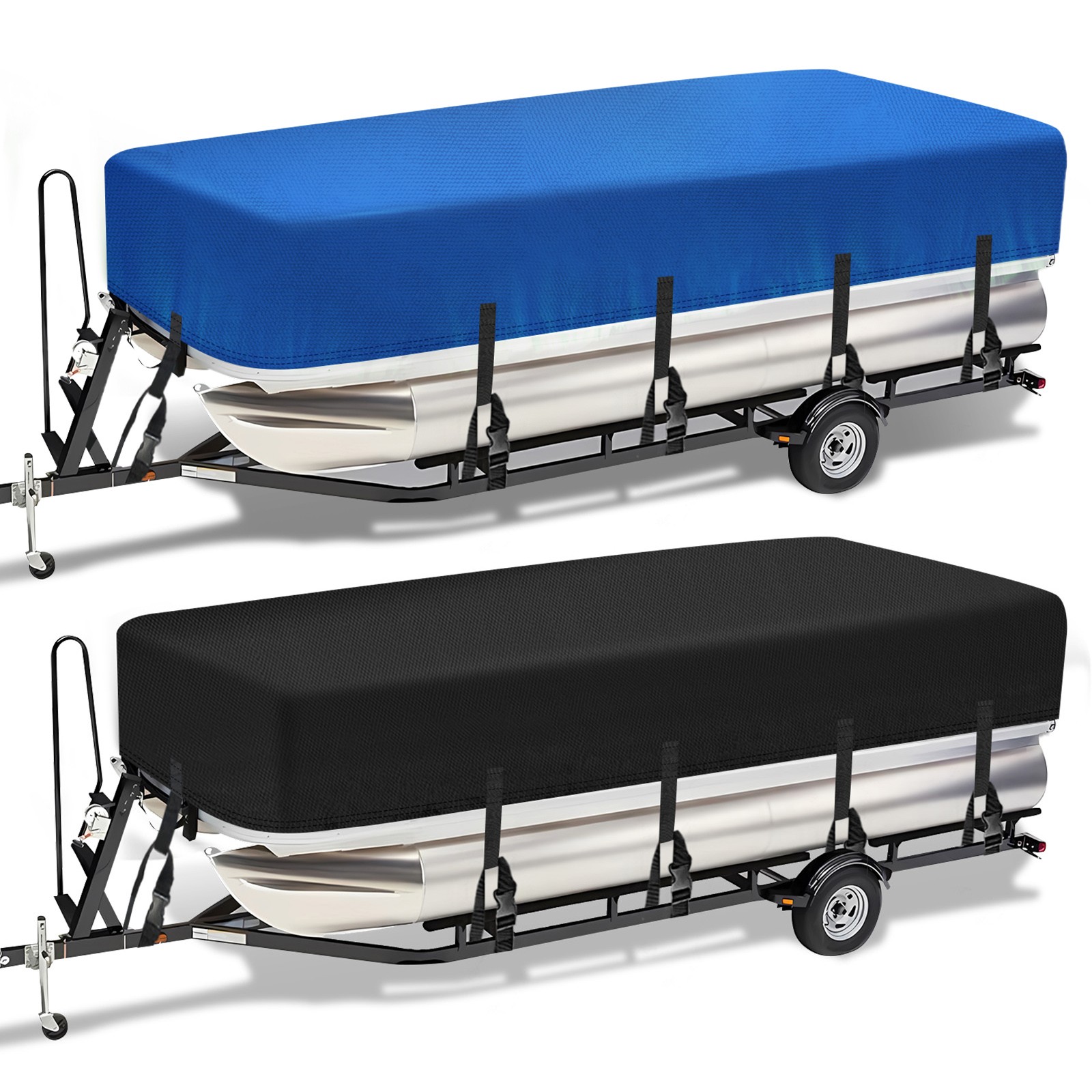 17 18 19 20ft 21 22 23 24ft Pontoon Boat Cover Waterproof Heavy Duty Trailerable
