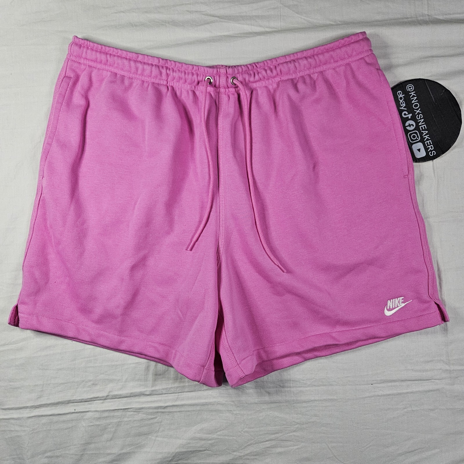 Nike Athletic Shorts Pink Standard Above Knee FN3520-365 Men's Size Large