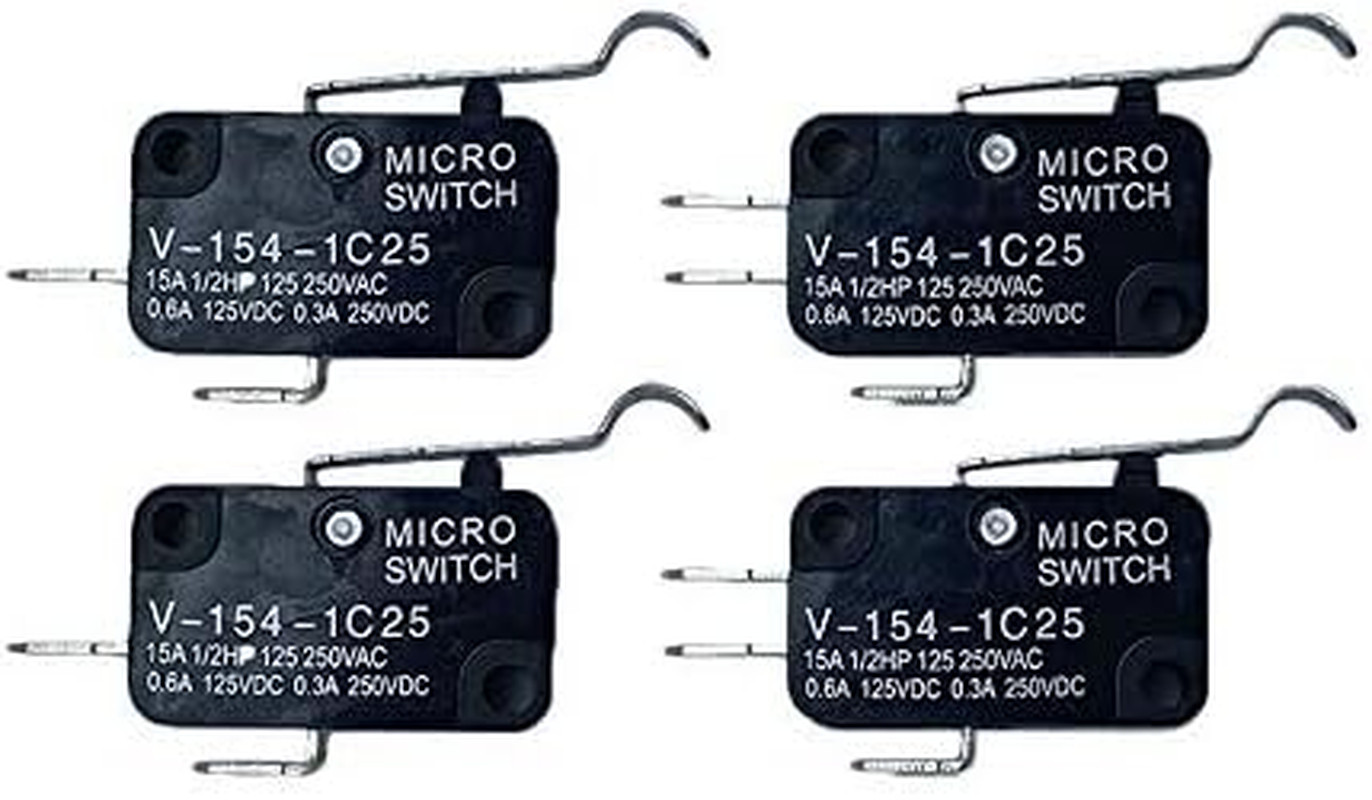 4 Pack MICRO SWITCH 2 & 3 Prong 1014807 1014808 for Club Car Golf Cart DS & Prec