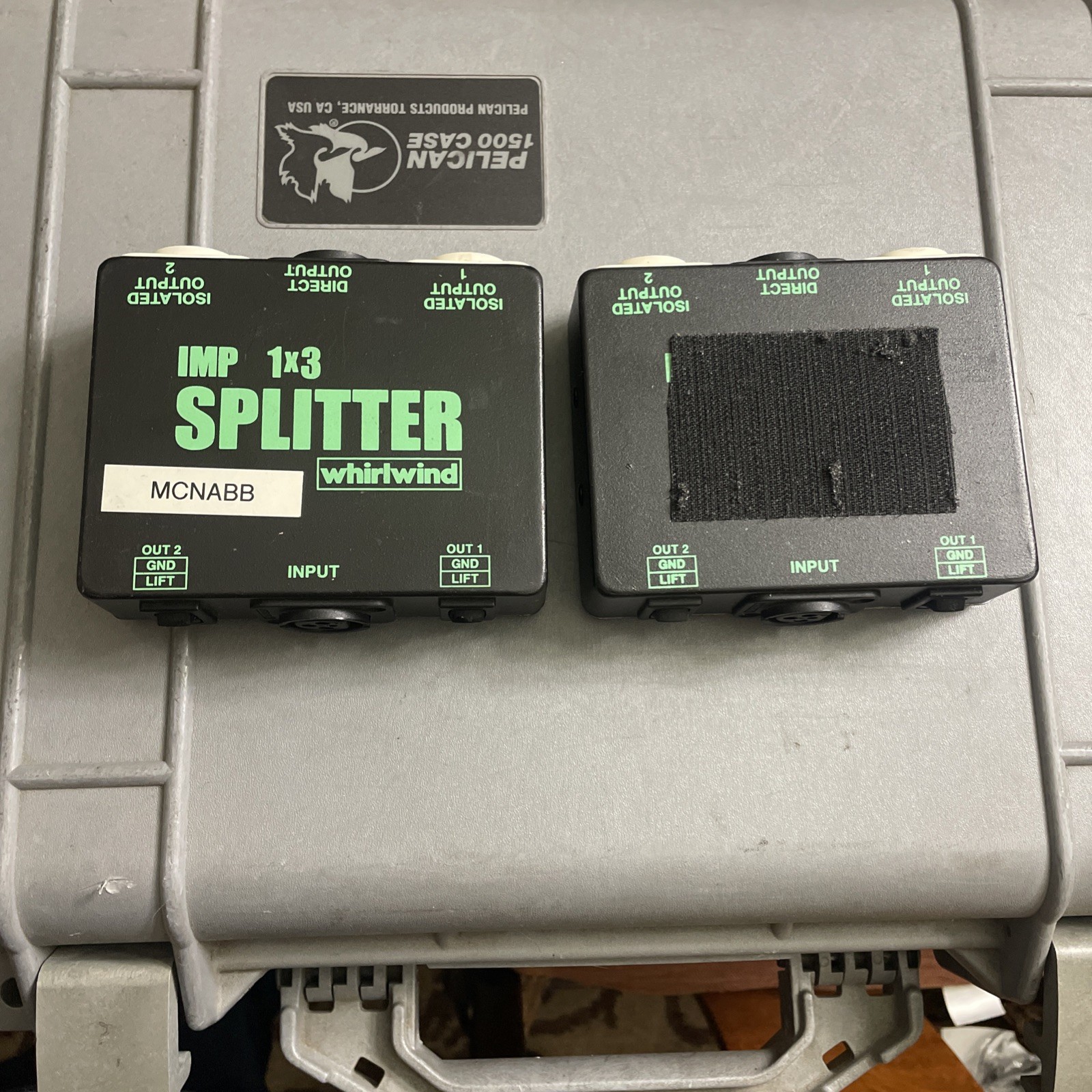 Whirlwind IMP 1X3 Line Level Splitter box Direct out & 2 Iso Outs (2)