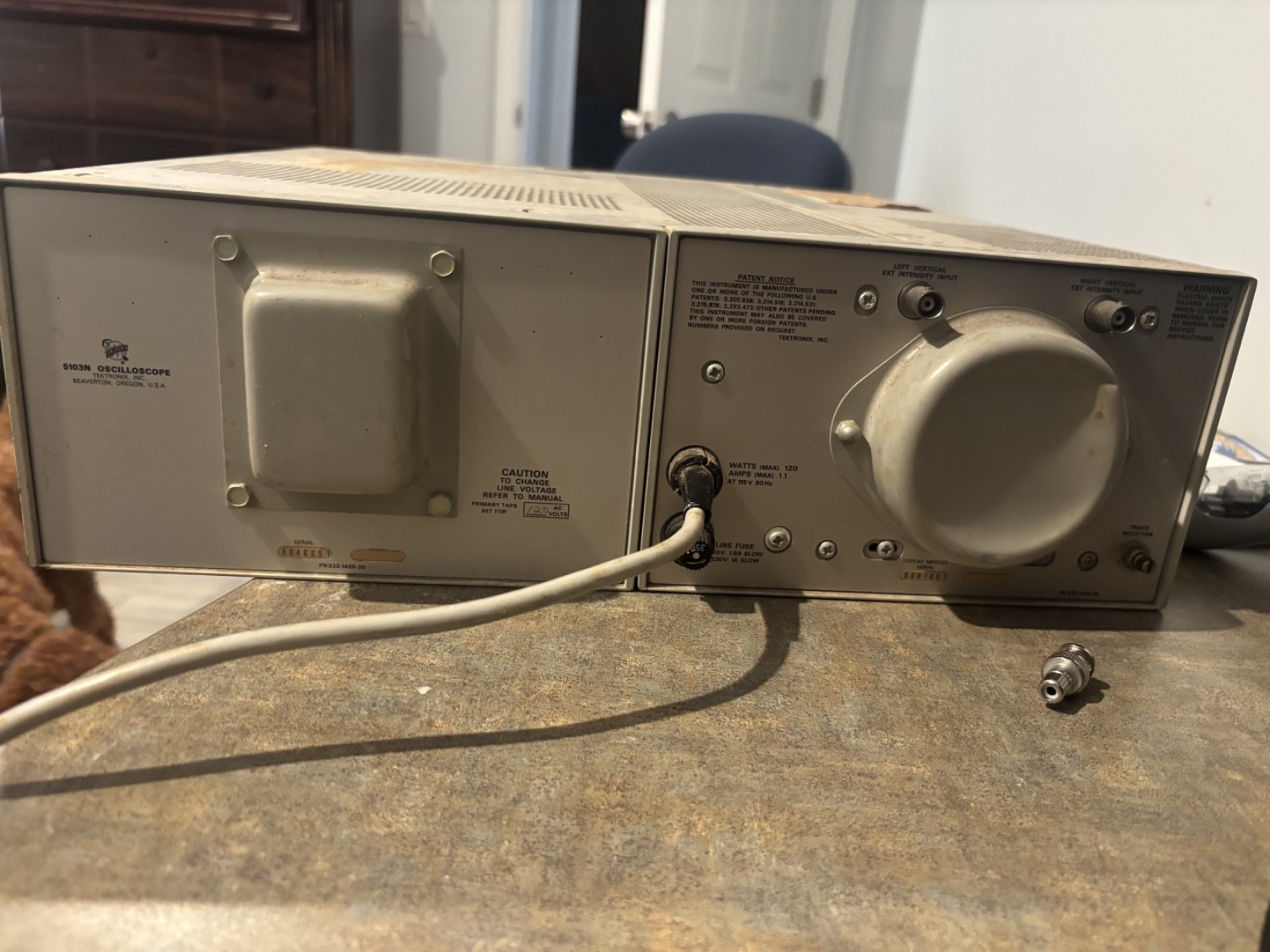 tektronix analog modular oscilloscope