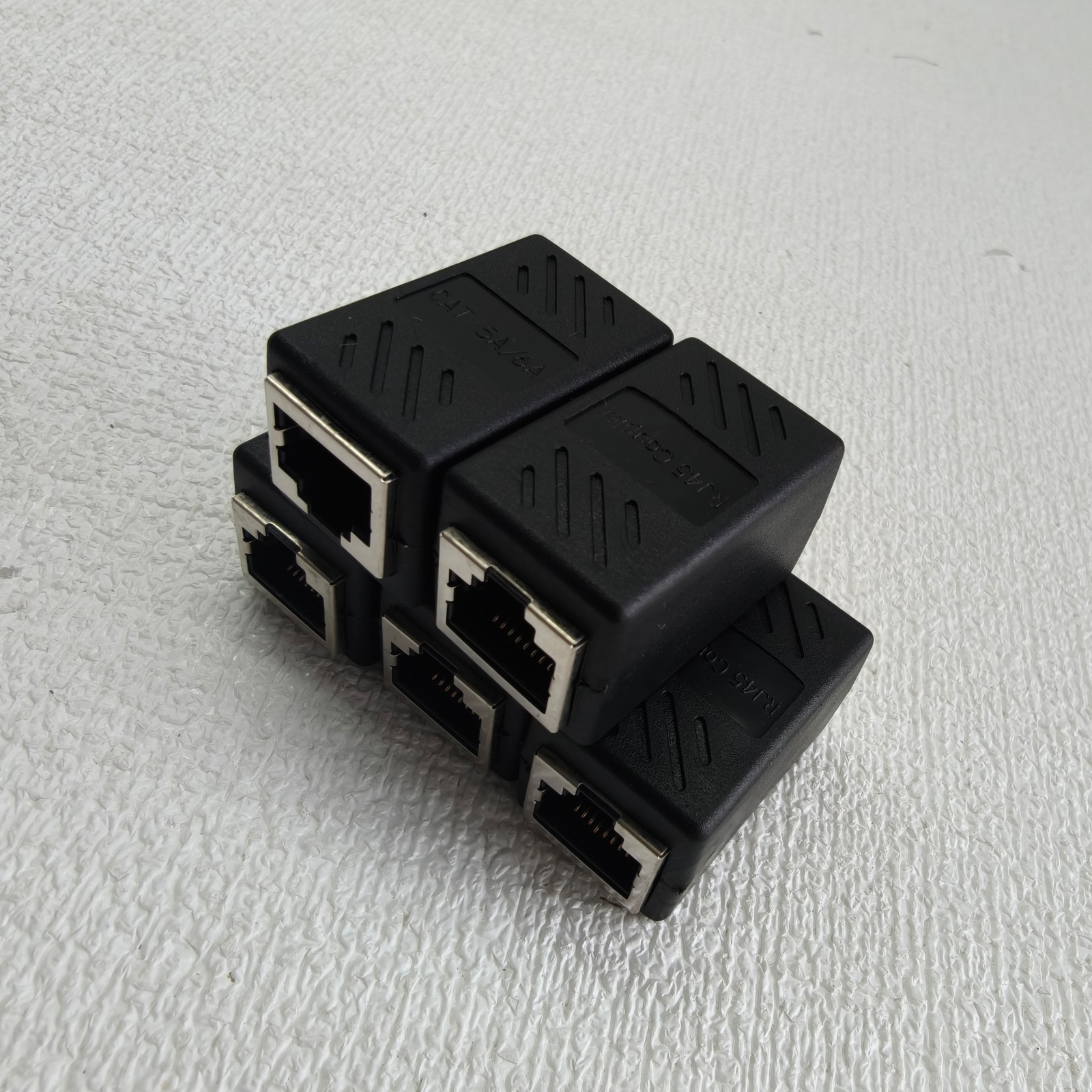 5pcs RJ45 Inline Coupler Cat7/Cat6 Ethernet Network Cable Extender Connector
