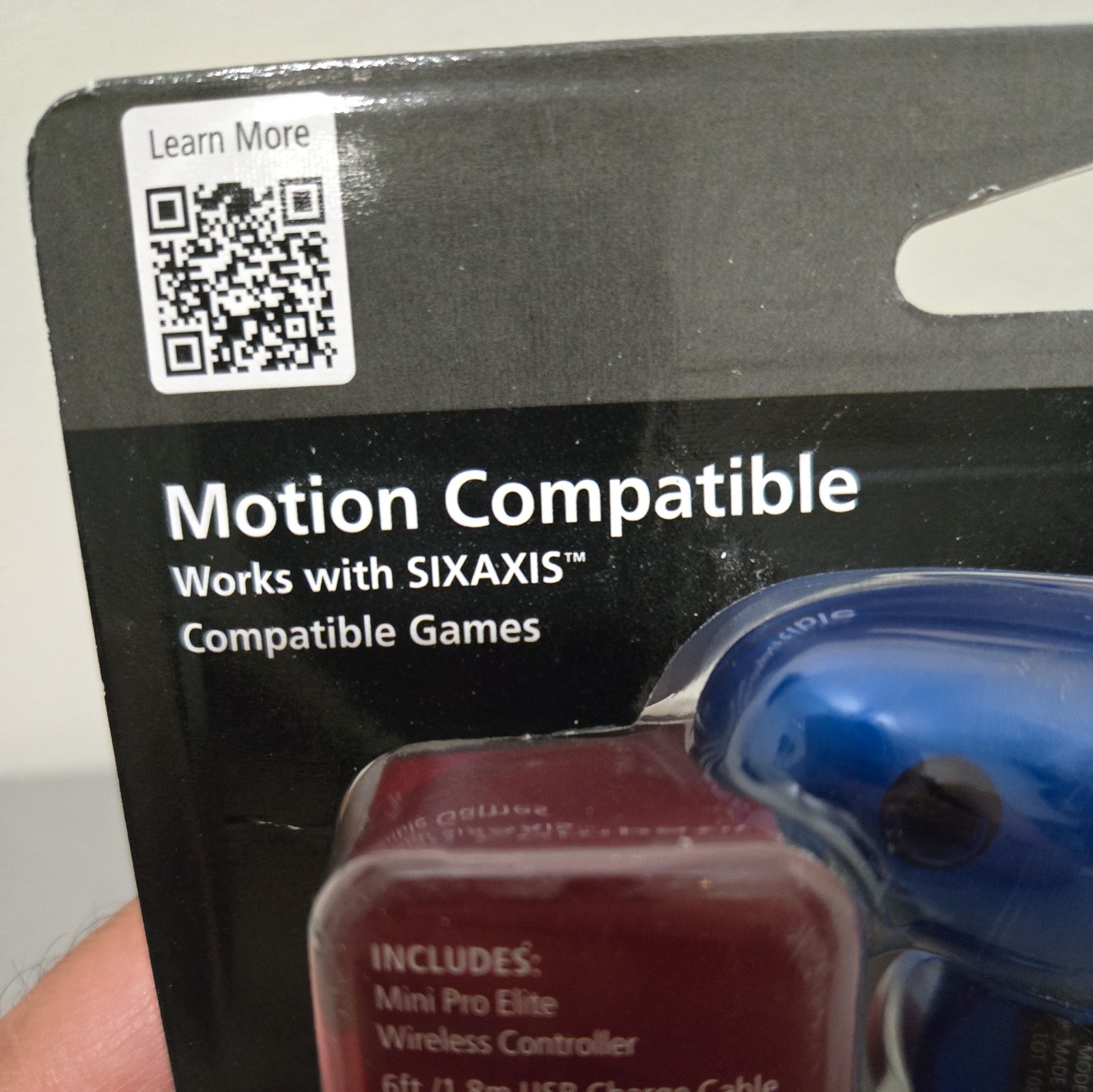 PowerA Mini Pro Elite Wireless Controller PS3 Blue New Sealed Motion Control