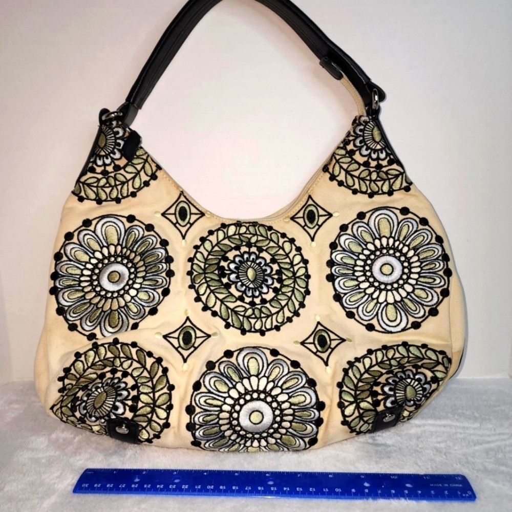 Talbots embroidered shoulder bag