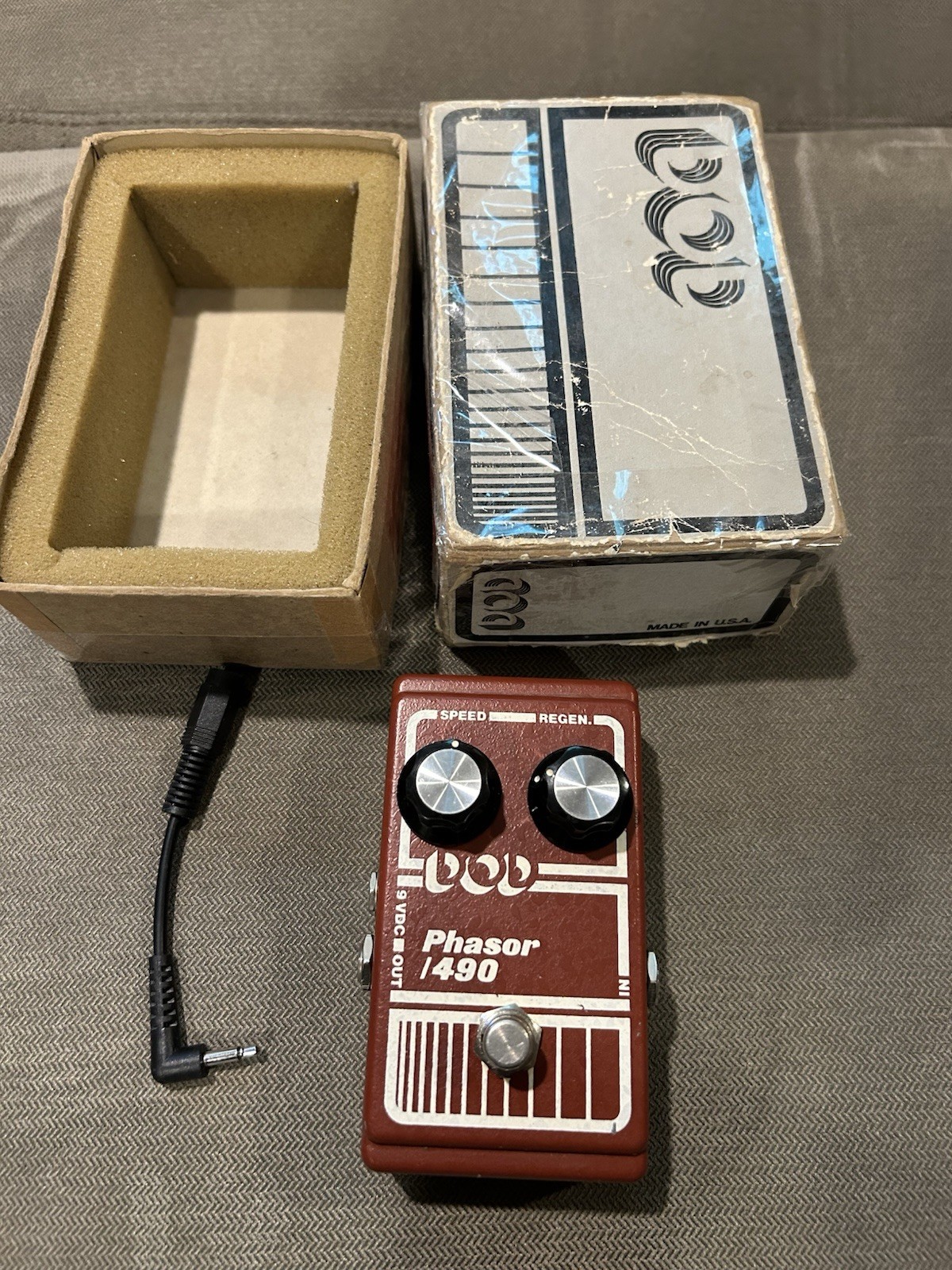 DOD Digitech 490 Phasor Analog Phase Shifter Vintage Guitar Effect Pedal