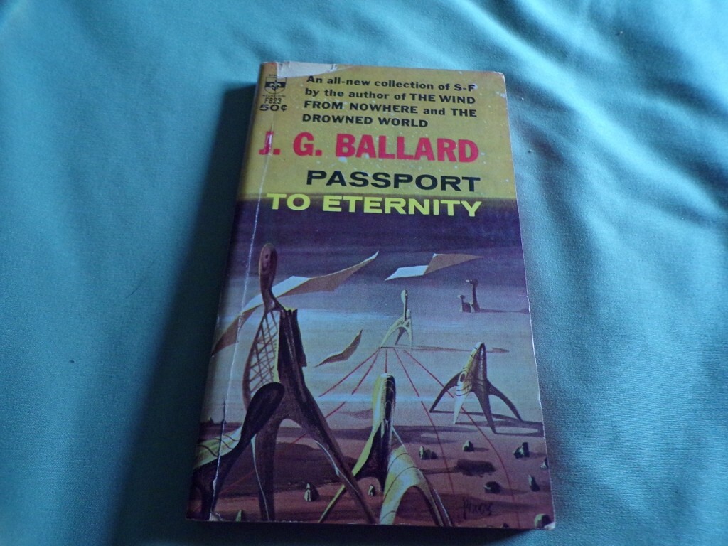 1963 J G Ballard Passport to Eternity Vintage Science Fiction Paperback F823