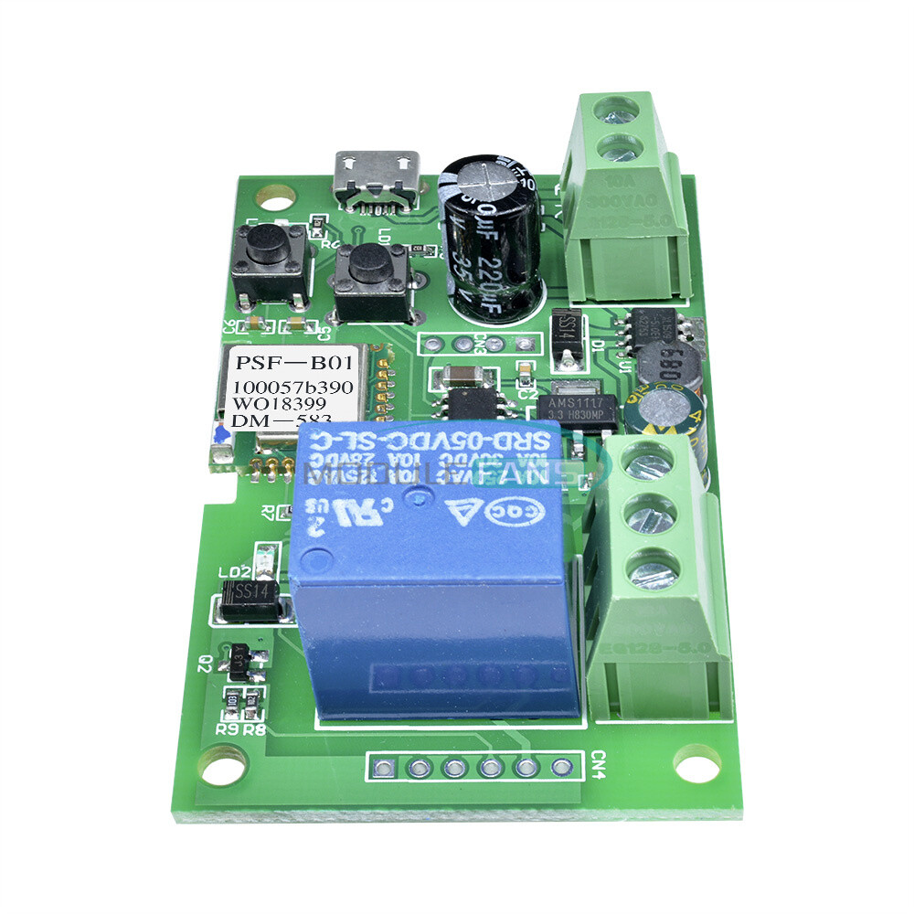 2/5/10PCS WiFi Wireless Smart Switch Home Relay Module 5-12V Self-locking