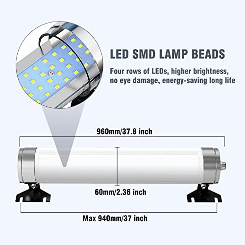 Led Machine Light, 40W Explosion Proof Lights 110-220V IP68 Waterproof
