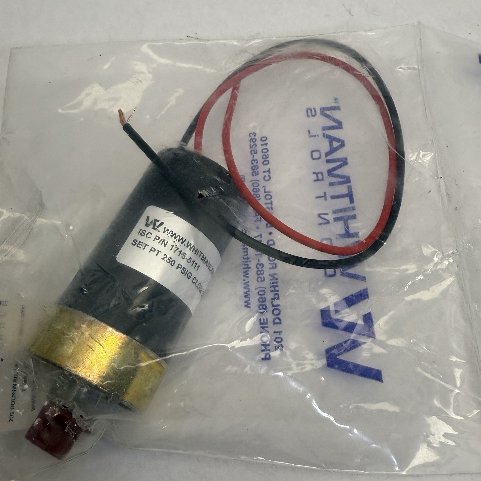 WHITMAN CONTROLS 1715-5111 PRESSURE SWITCH