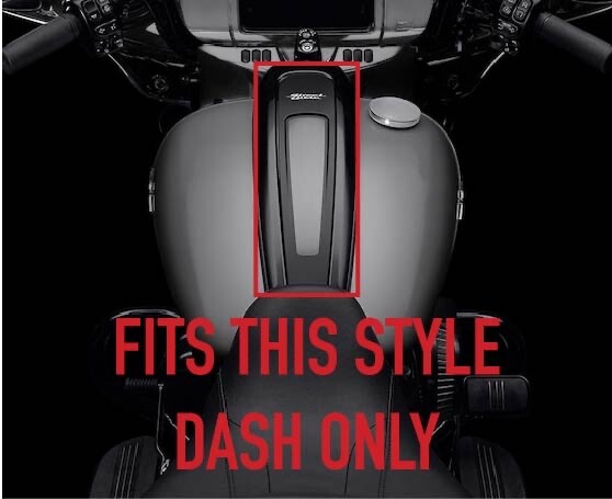 Gothic Vampire Lady Dash Panel Insert. 2021 - 2023 Street Glide & Road Glide