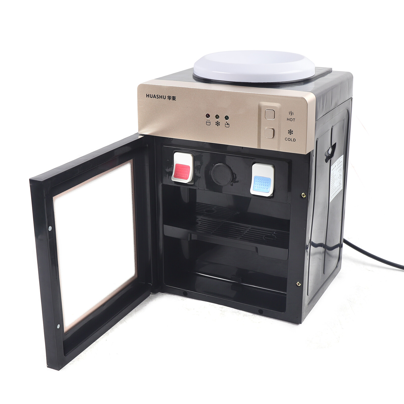 Top Loading Countertop Water Dispenser Hot Cold Water Cooler Drinking Machine