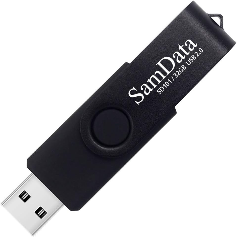 32GB USB Flash Drive 2-Pack with LED Indicator - Efficient Storage Solution