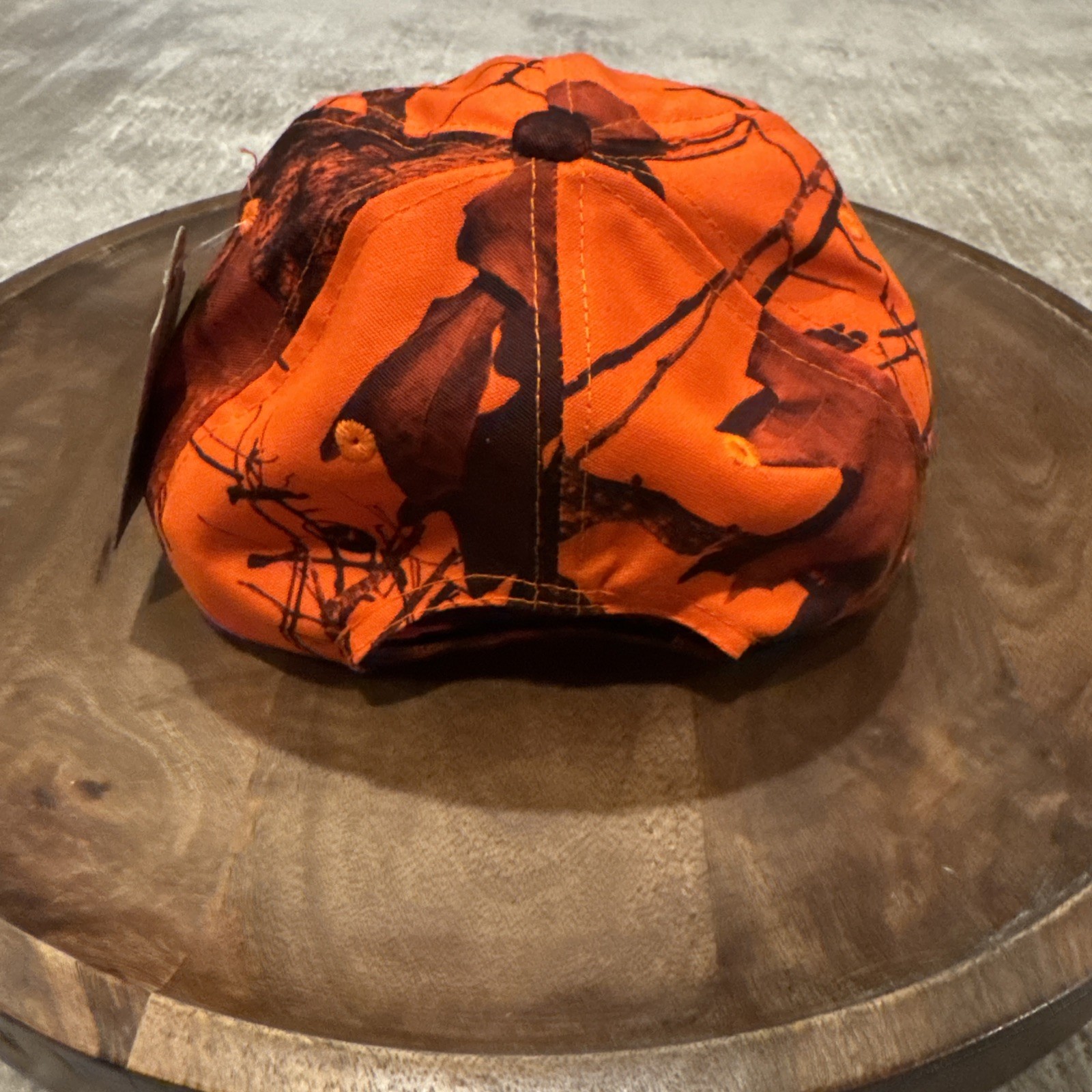 Mossy Oak Blaze Orange Men’s Adjustable Baseball Hat