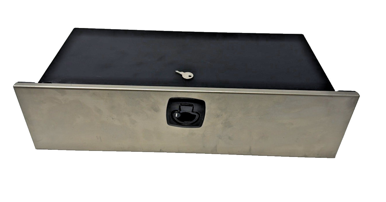 Locking 3U Rack Mount Drawer 20.5" Wide 8" Deep w/ Key Cable Pass Through