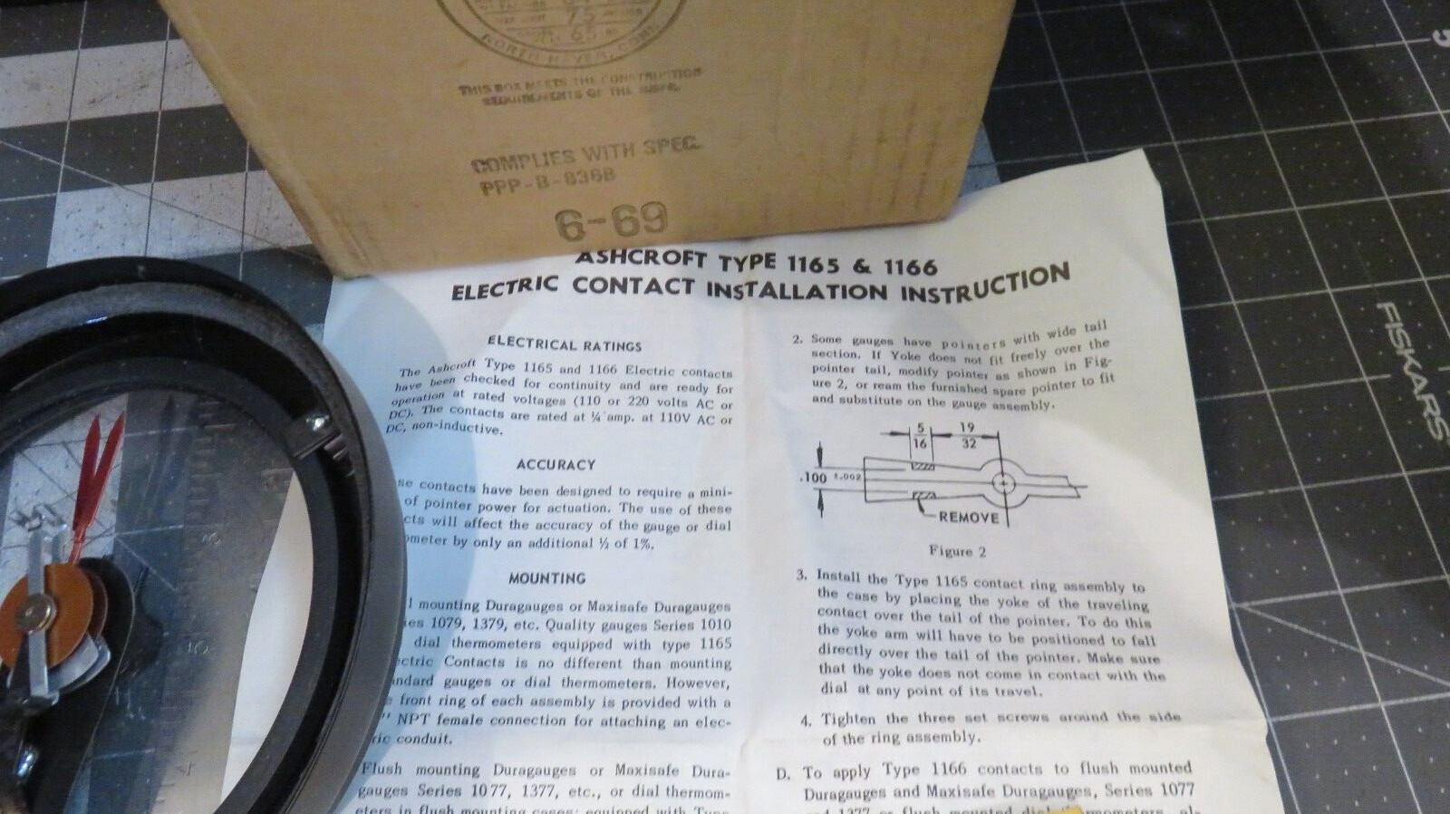 Ashcroft AGG 1747 Electric Pressure Gauge Contact