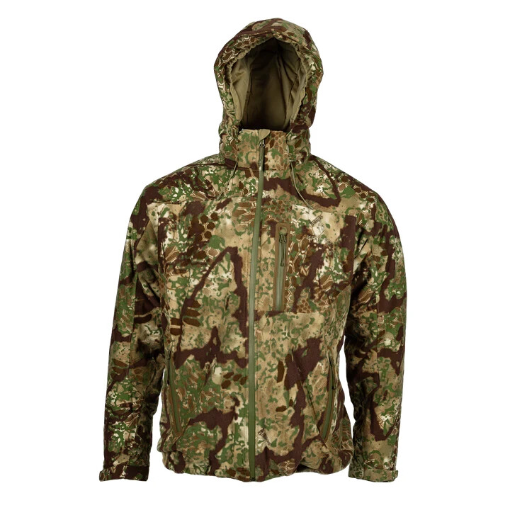 NEW Kryptek Vellus Hunting Jacket, Transitional Waterproof, Camouflage, LARGE