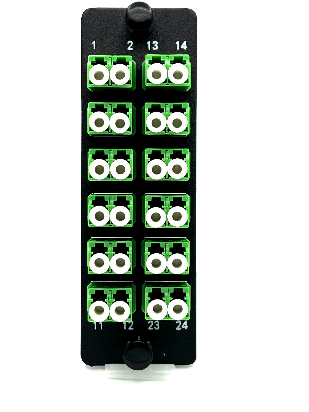Panduit Compatible BFT- FAP12WAGDLCZ  24 Port LC SM APC OS1 / OS2 Adapter plate