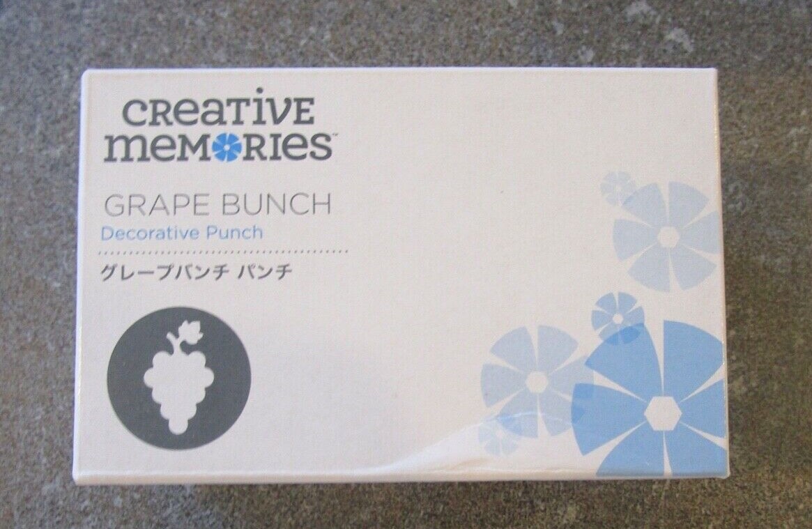 Creative Memories GRAPE BUNCH Decorative Punch 2022 PROMO BRAND NEW