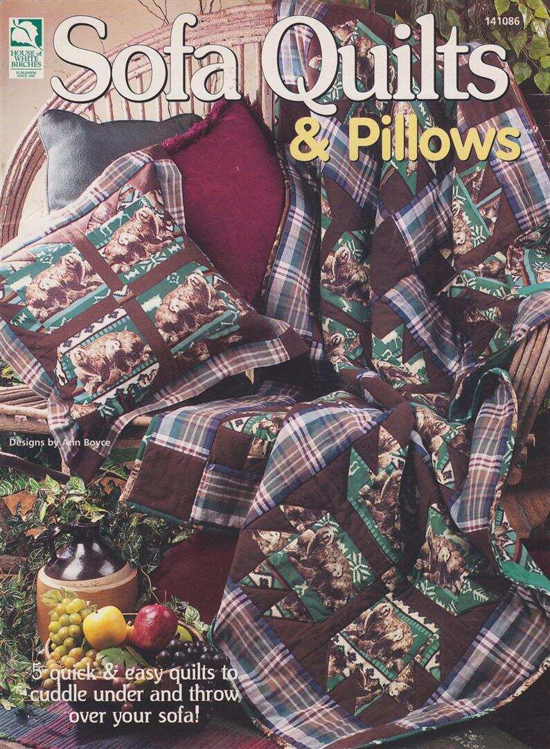 OOP!VTG! SOFA QUILTS & PILLOWS 5 QUICK & EASY QUILTS