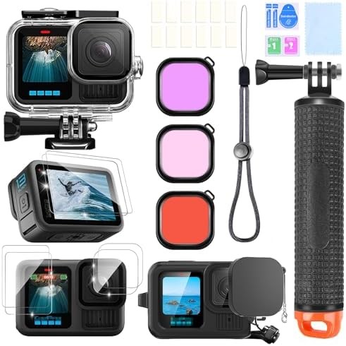 GoPro Hero 13 Accessories Kit Waterproof Housing Bundle