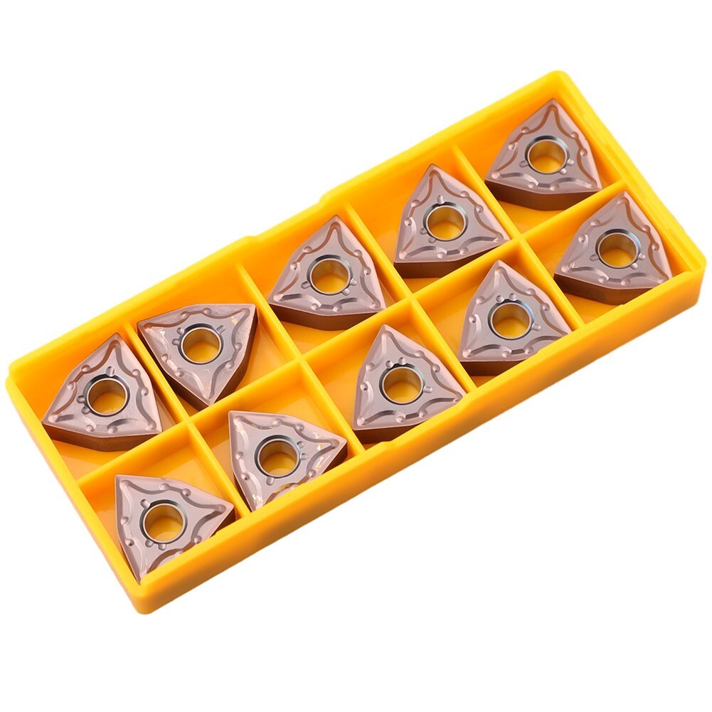 Long lasting WNMG0804 Carbide Inserts for MWLNR Lathe Turning Tool Holder 10pcs