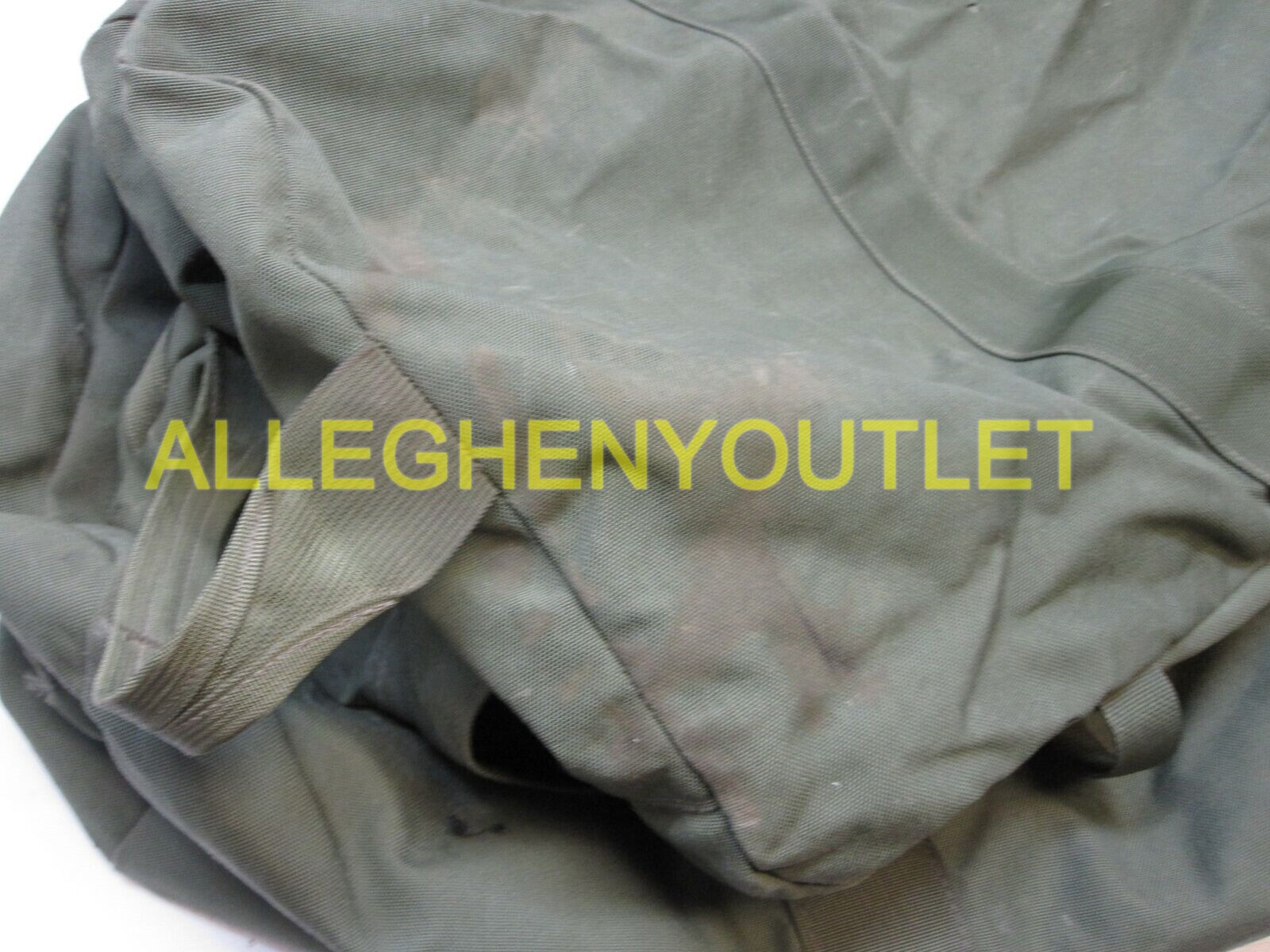 Improved Duffel Bag OD US Military Zipper Deployment Flight Travel NO PAINT VGC