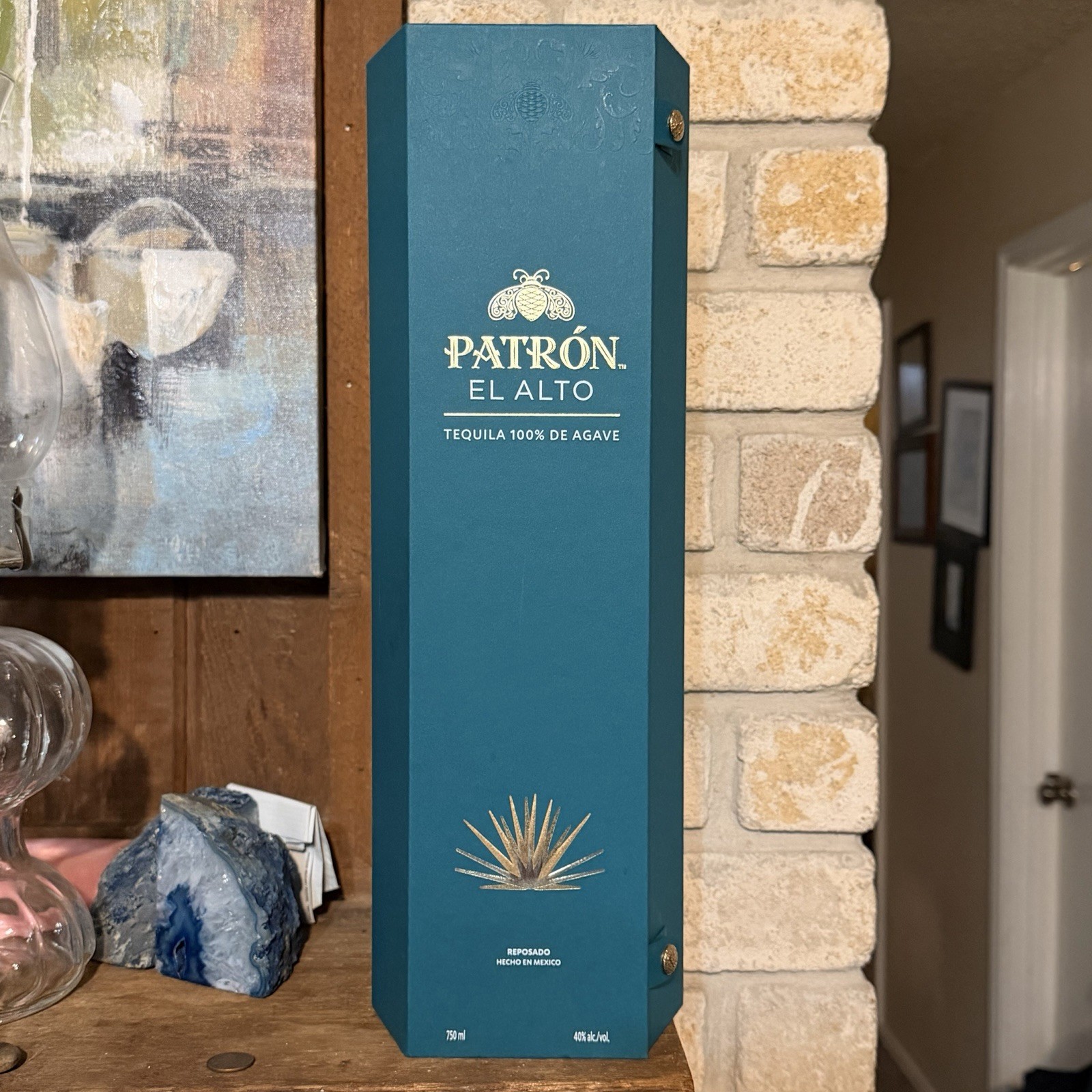 Patron El Alto Empty Box Tequila Mexico