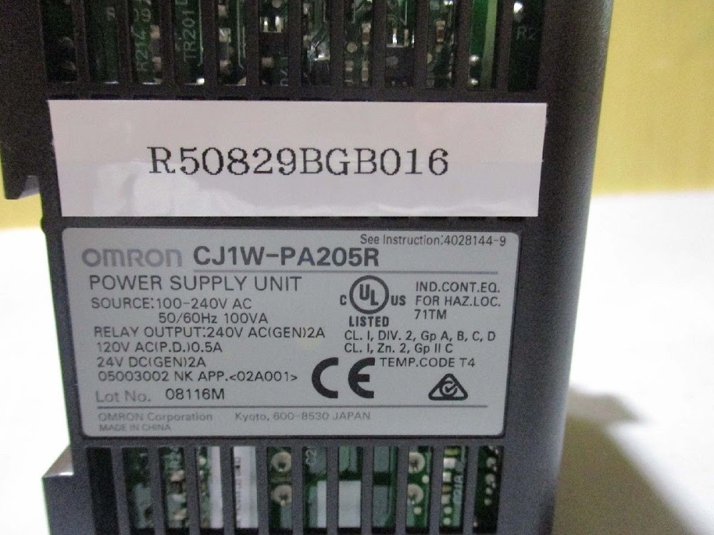 Omron CJ1W-PA205R Power Supply Unit USED #7