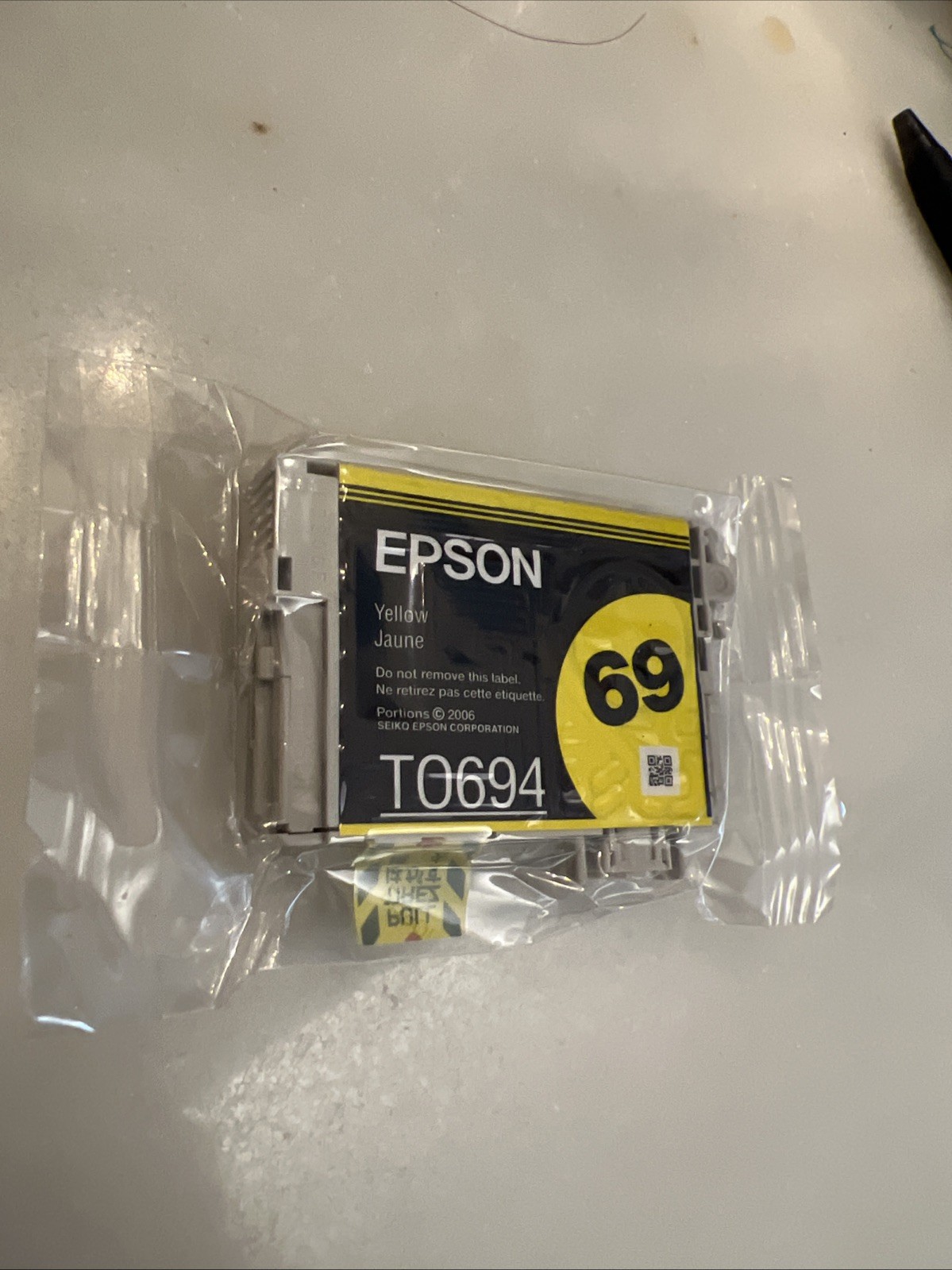 Epson 69 Yellow Ink Cartridge Unopened Sealed
