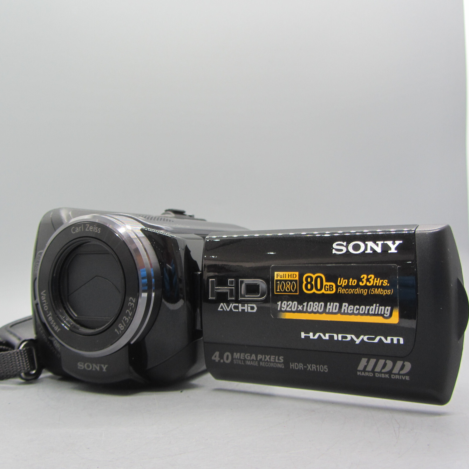Sony Handycam HDR-XR105 Handheld High Definition Camcorder Black Tested