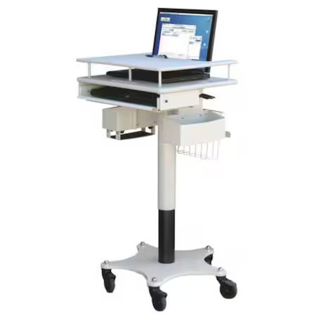 Afc Industries Lpc750_2117_Kb_2Mb_Shim_11 Laptop Cart, 27-1/2 To 43-1/2" H X 21"