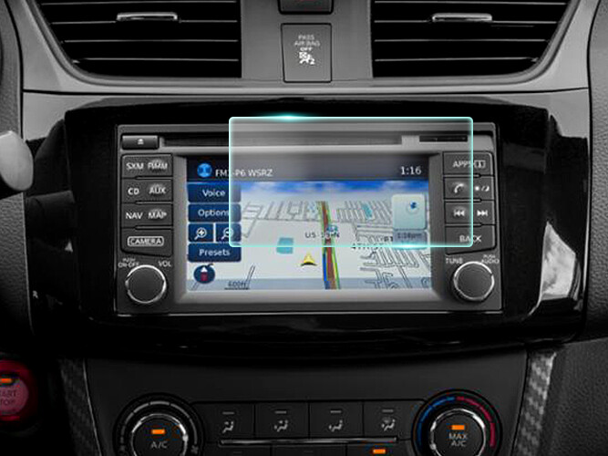 Crystal Clear Screen Protector for 2019 Nissan Sentra 7in Vehicle Navigation