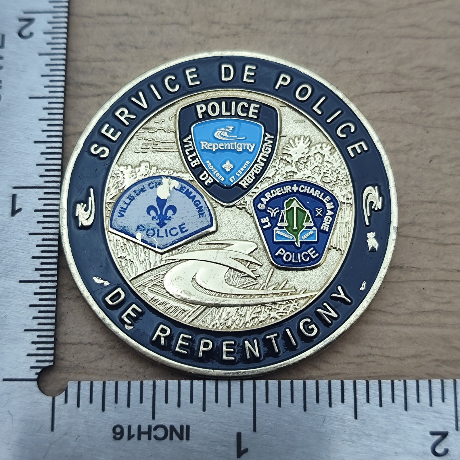 Service De Police De Repentigny Challenge Coin
