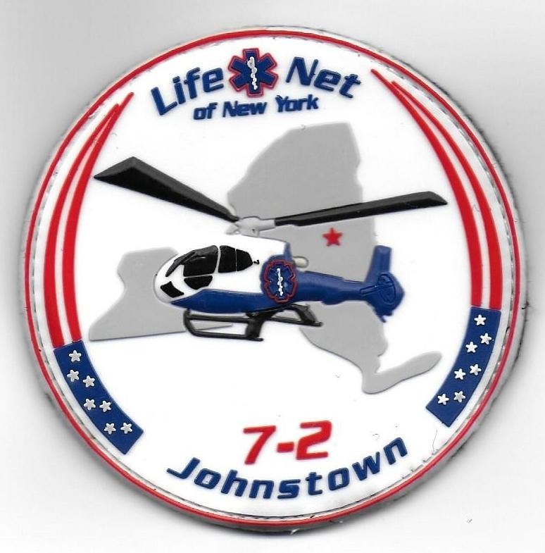 NEW YORK JOHNSTOWN LIFE NET HELICOPTER PATCH