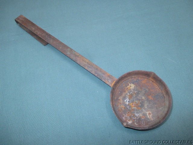 ANTIQUE 1800'S MUZZLELOADING RIFLE BULLET LEAD DIPPER