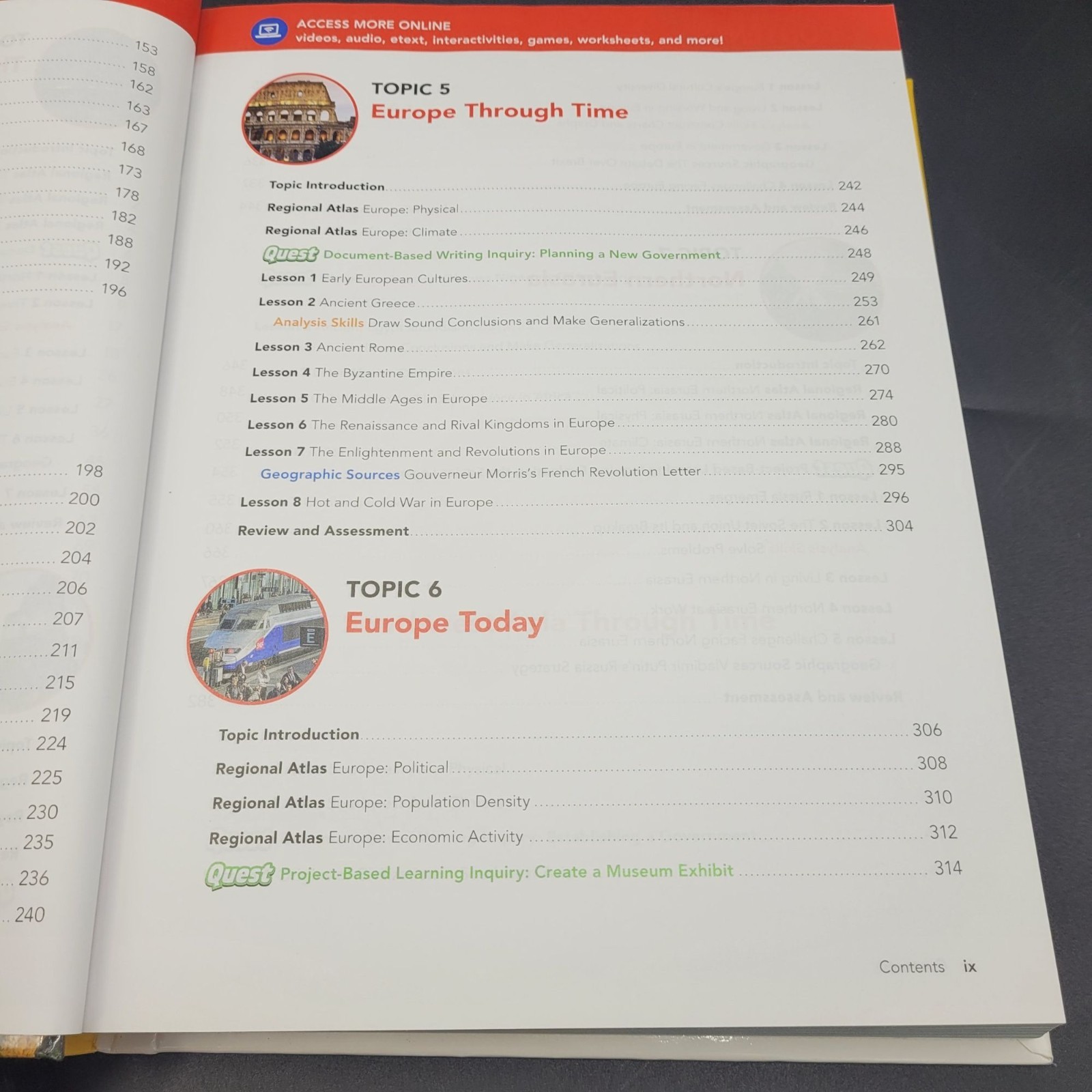 MY WORLD INTERACTIVE World Geography Middle School Textbook Multiple Available