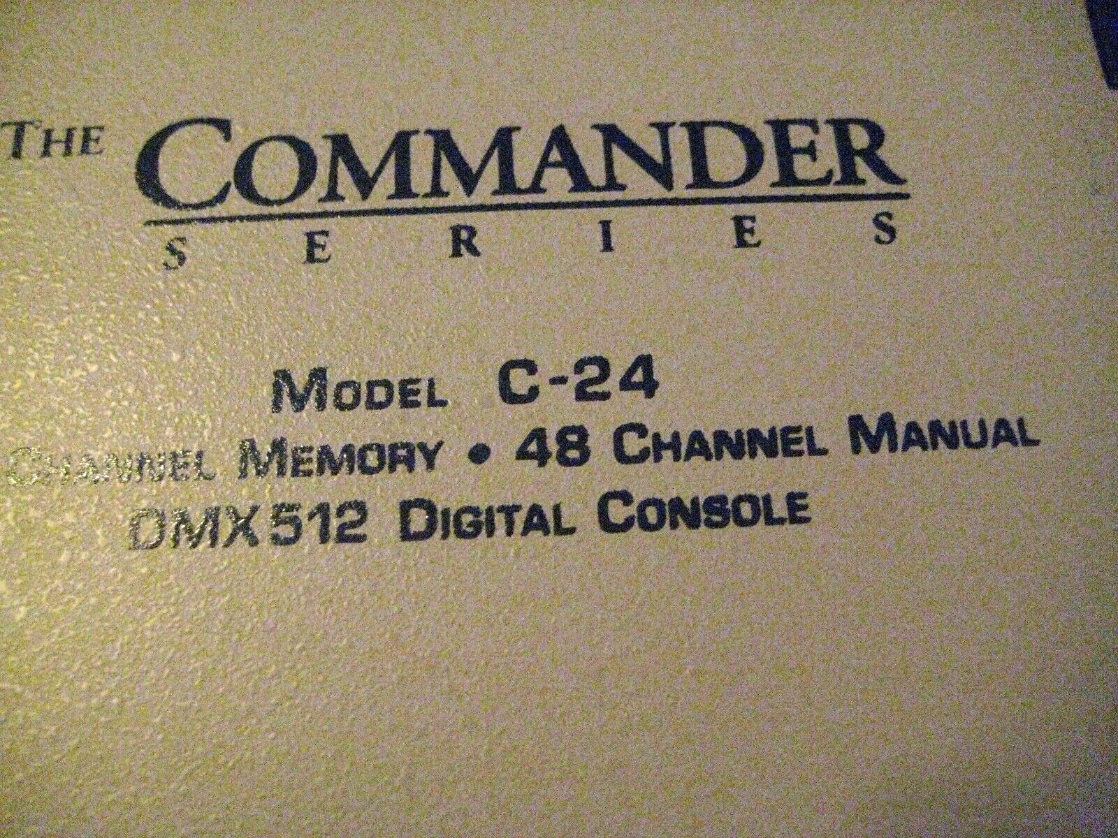 Applied Electronics Analog Lighting Console The Commander C-24 DMX512 Untested