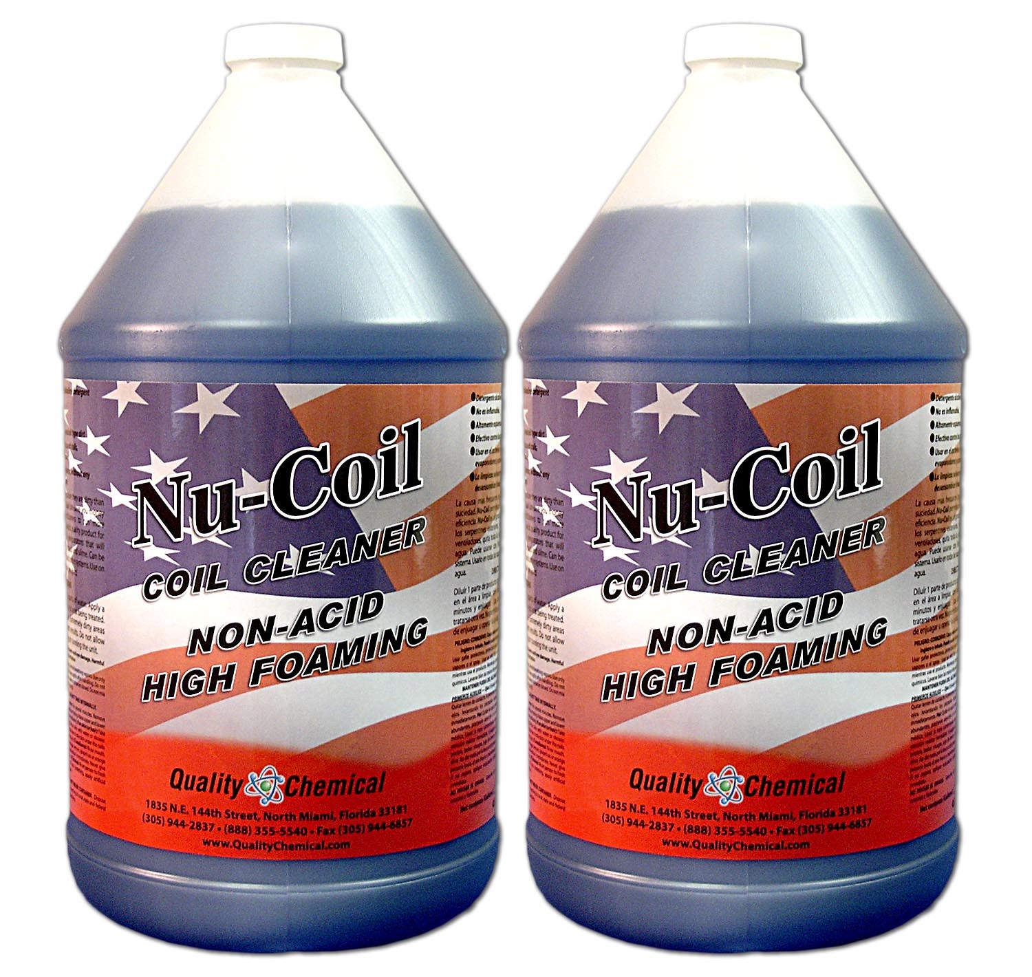 Nu-Coil Concentrated Air Conditioner Coil Cleaner / 2 Gallon Case
