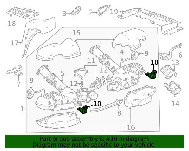 Genuine GM Exhaust System Hanger 86820087