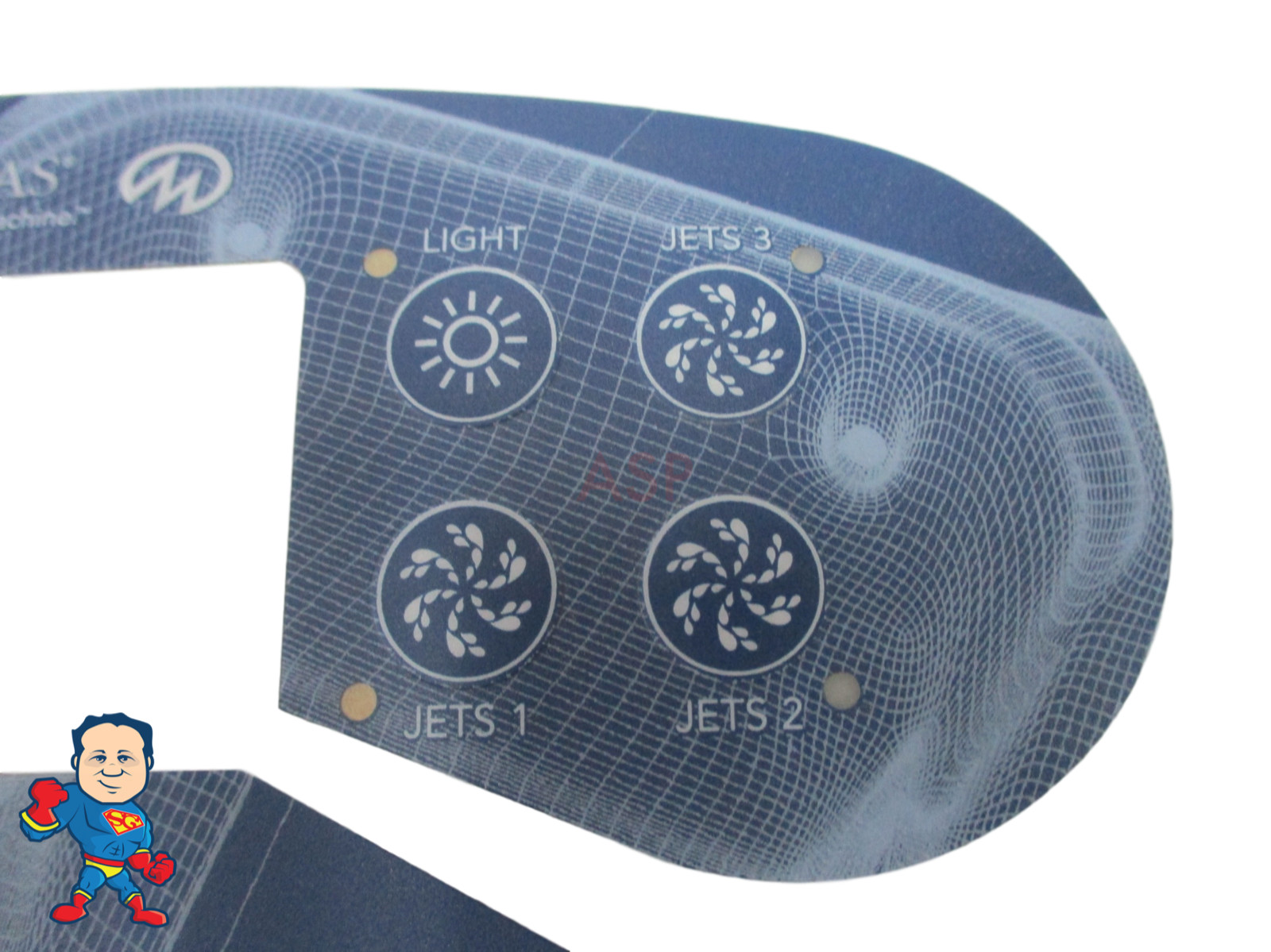 Overlay Master Spa Legend Series 2005-2012 (2) Piece (8) Button MP700