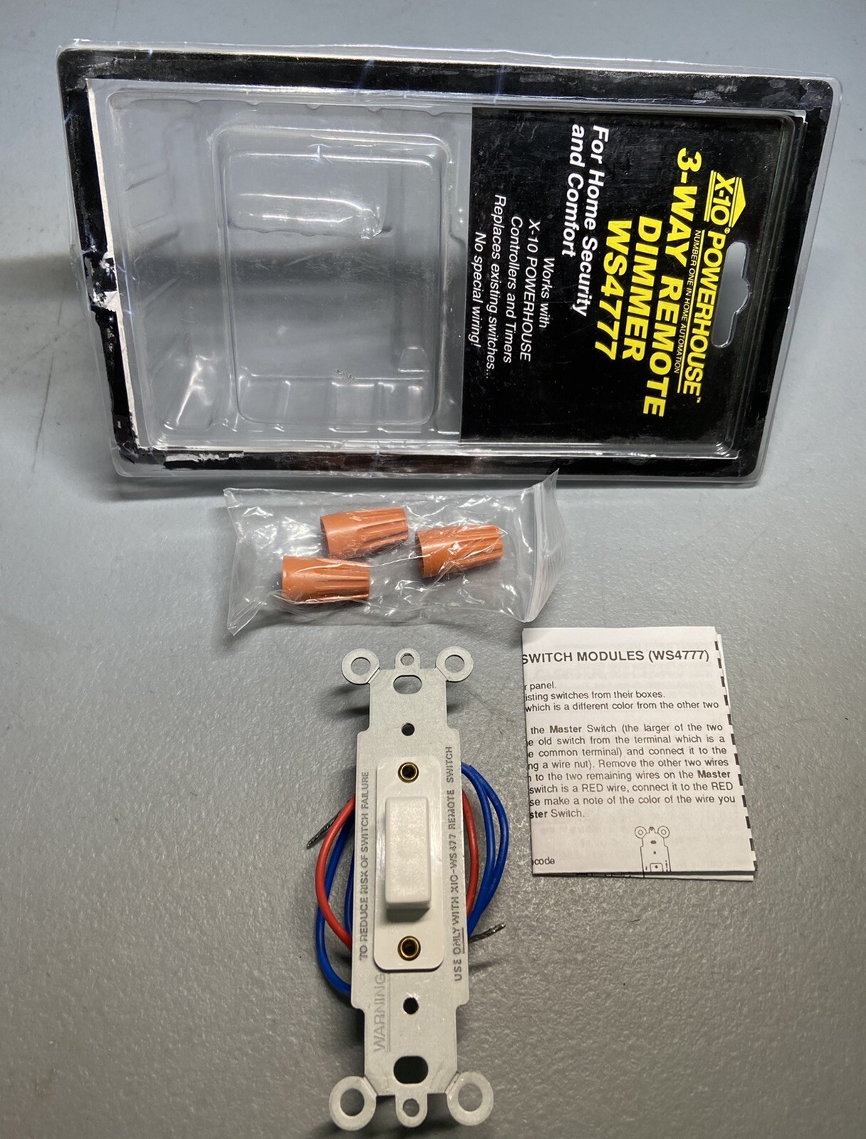 X10 CS277 (PCW03) WHITE Slave Switch Only For WS4777 ￼ Powerhouse New Open Box