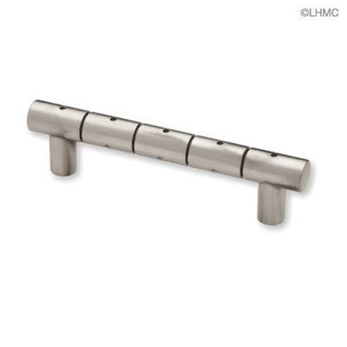 3" Ring and Dot Pull Brushed Satin Pewter