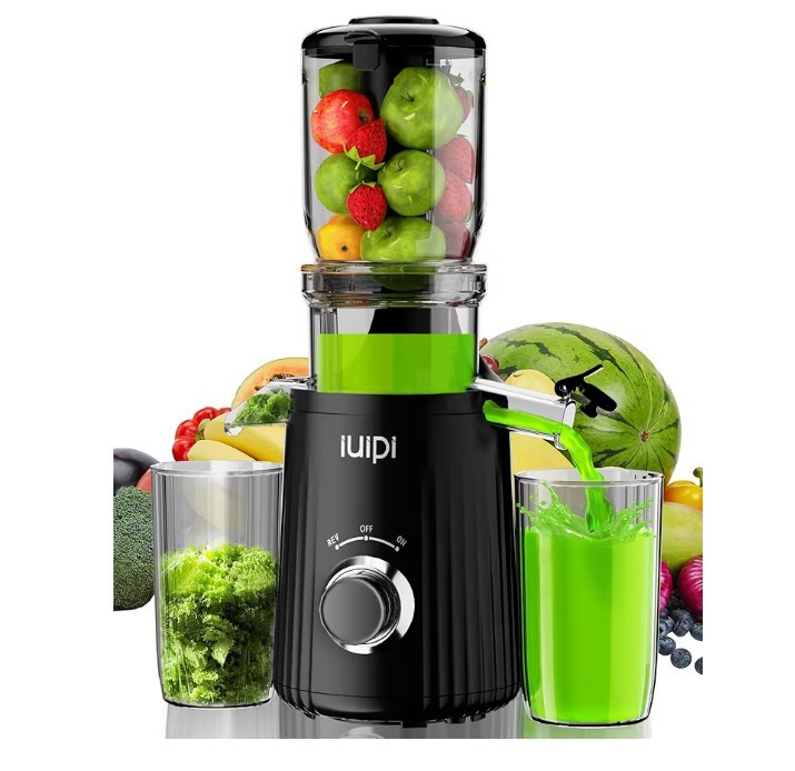 IUIPI Juicer Cold Press Slow Masticating Whole Fruit & Vegetable  MP-802G