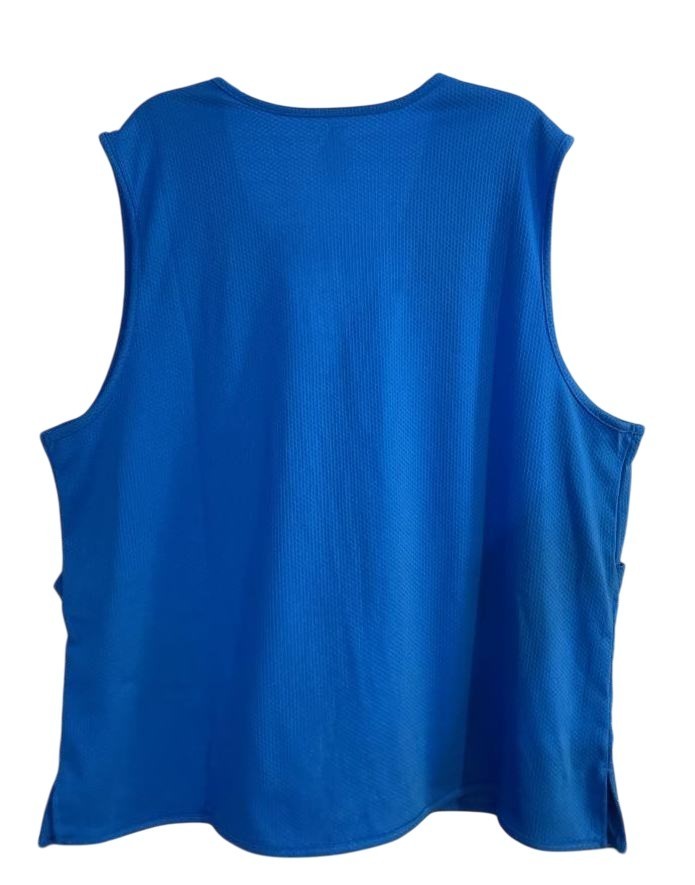 Walmart Associate Vest Blue Womens 2XL Zip Uniform