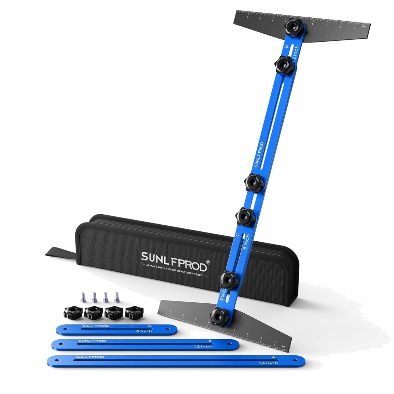 Stair Gauge Jig Tool - Durable Aluminum Alloy Construction