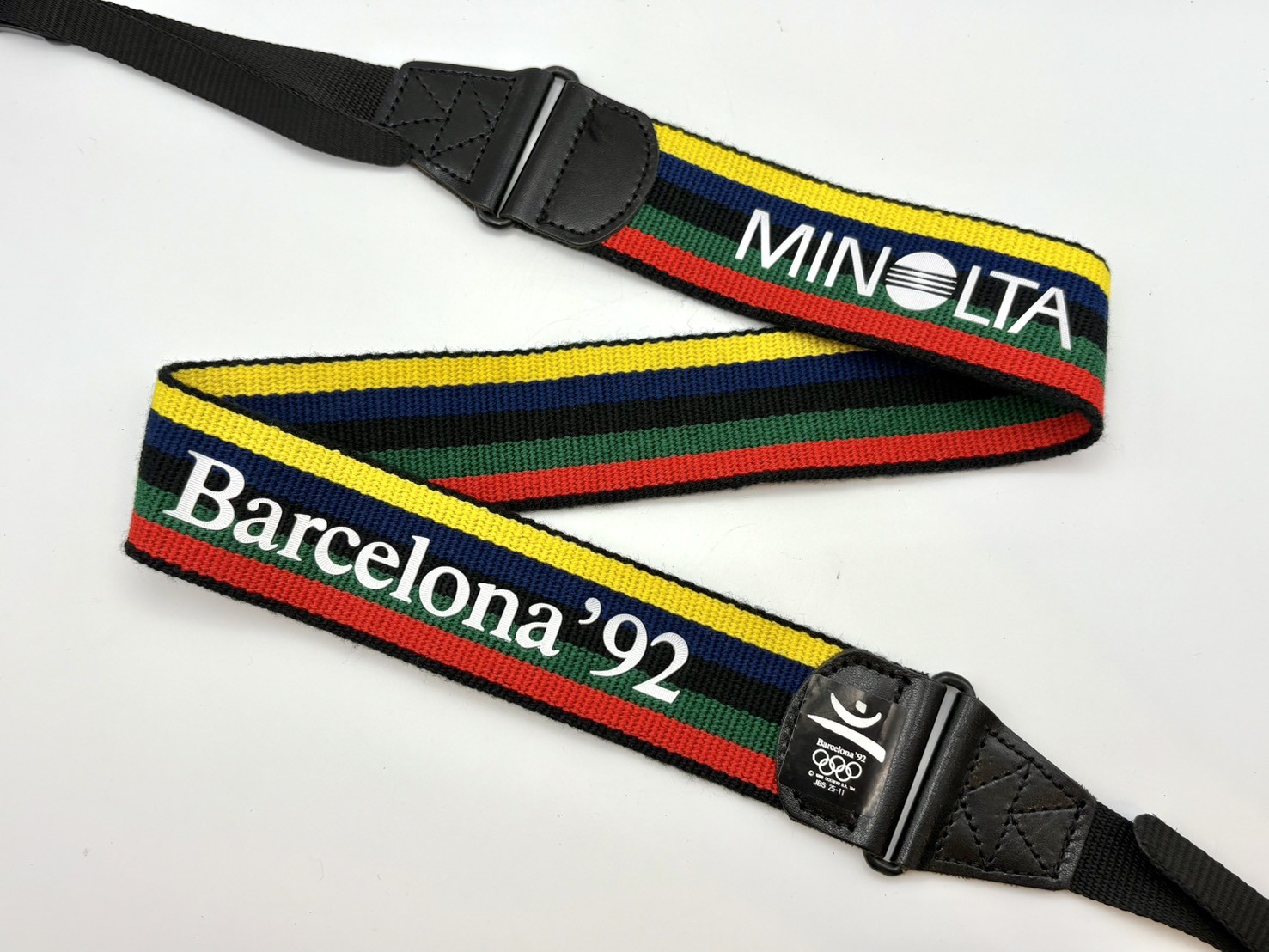 Rare! [MINT] Minolta Barcelona '92 Olympic Model Camera Neck Strap From JAPAN
