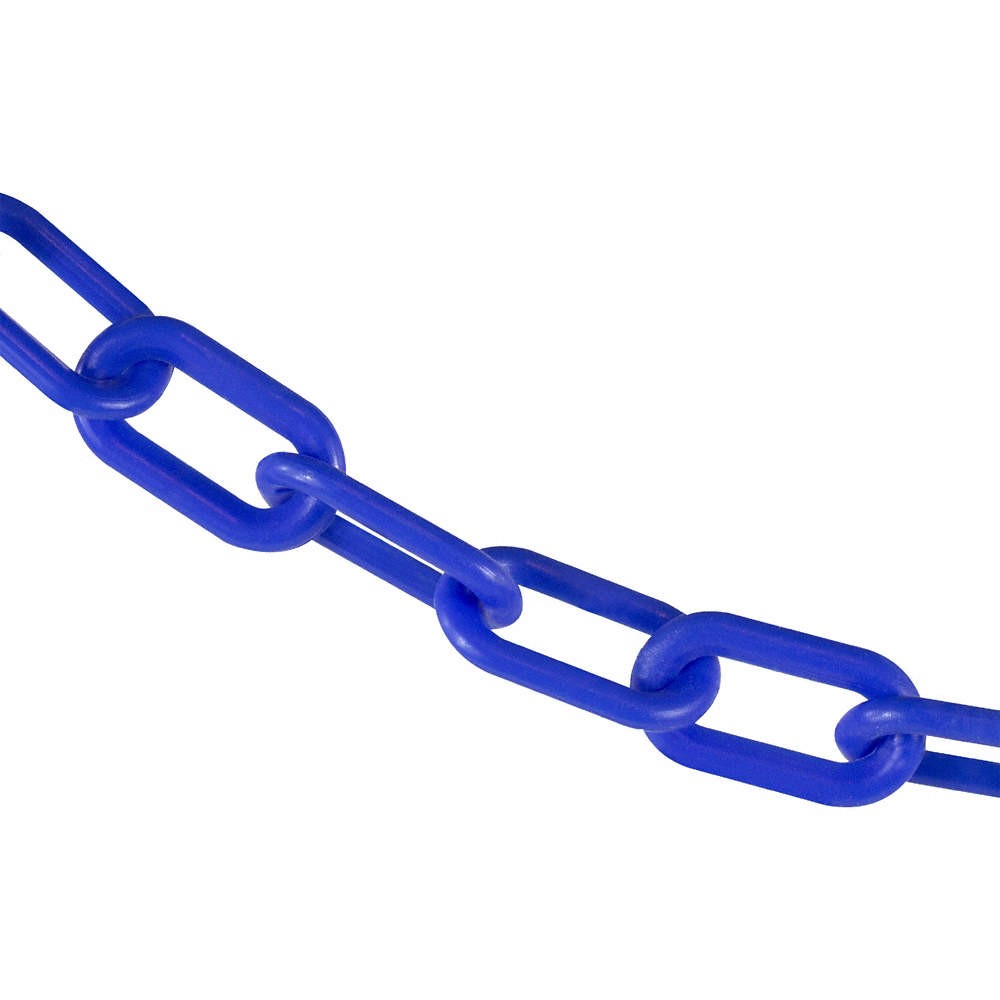 GRAINGER APPROVED 50006-100 Plastic Chain ,100 ft L,Blue 52YC05