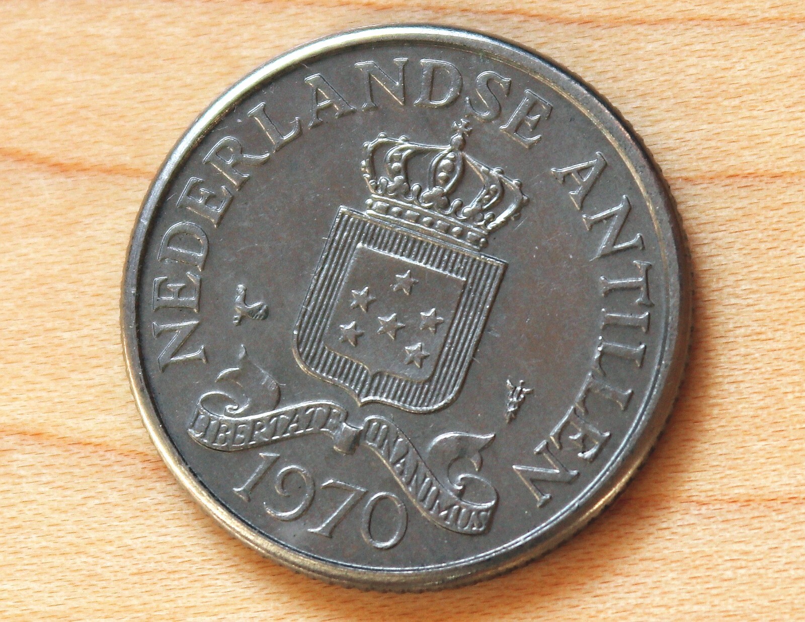 1970 Netherlands Antilles 25 Cents