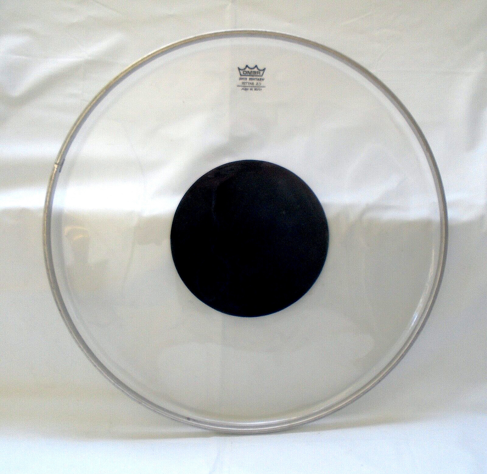 REMO & EVANS - 18" FLOOR TOM HEADS - Lot of 2 - 70's Drum Parts