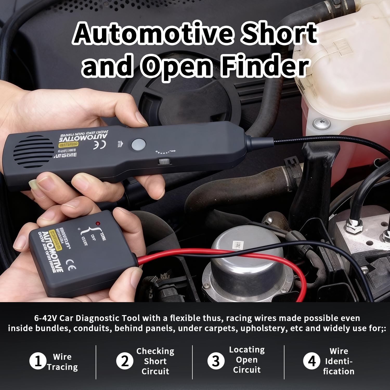 Cable Tracker Electrical, EM415 PRO Automotive Short & Open Finder, Wire Tracer